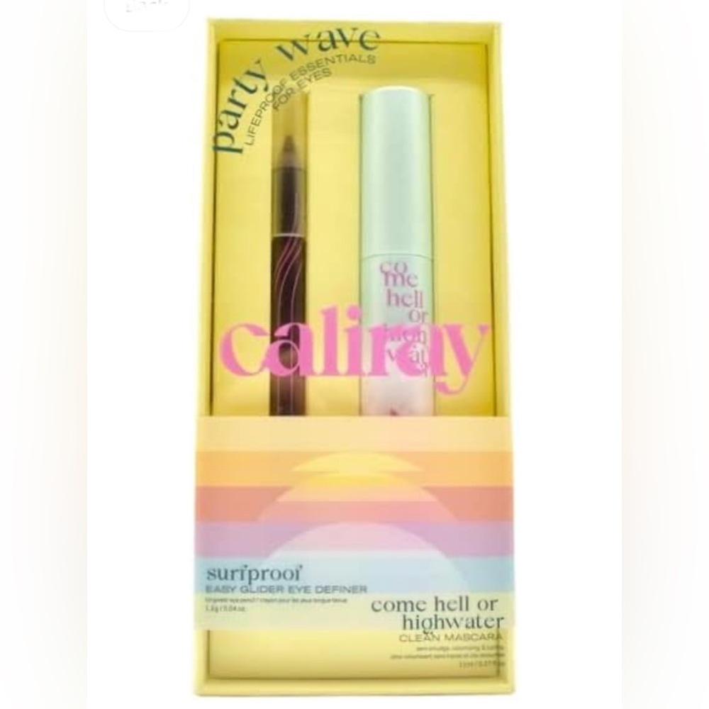 Caliray Party Wave Mascara & Eyeliner Gift Set: Tubing Mascara & Eyeliner Pencil